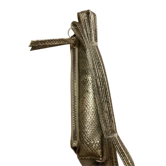 Time and Tru Crossbody Purse Clutch Snake Skin Python Snakeskin Animal Print Met - Picture 5 of 5